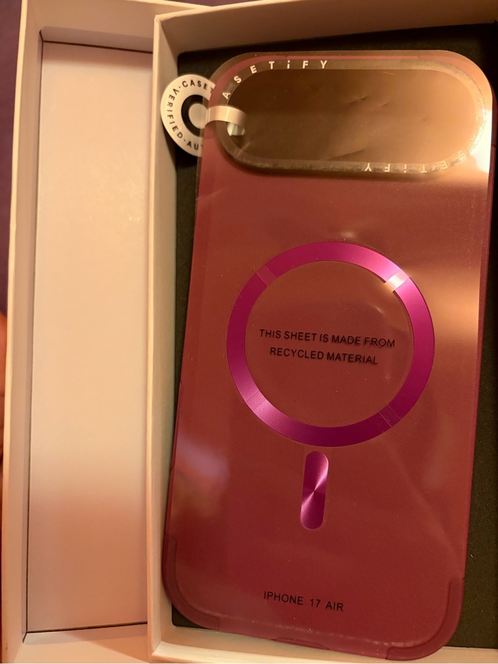 Casetify Pink Peach Minimalist Phone Case